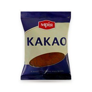 Какао-порошок натуральный без сахара Мрия, 80 г купить CoffeePush
