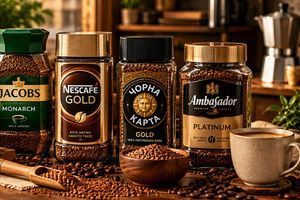 Яка розчинна кава найкраща: Jacobs Monarch, Nescaf&eacute; Gold, Чорна Карта чи Ambassador фото