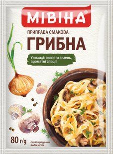 Приправа зі смаком грибів "Мівіна", 80 г купити CoffeePush