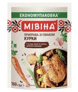 Приправа зі смаком курки "Мівіна", 160 г купити CoffeePush