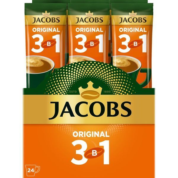 Кофейный напиток Jacobs 3в1 Original, 12 г (стик) купить CoffeePush