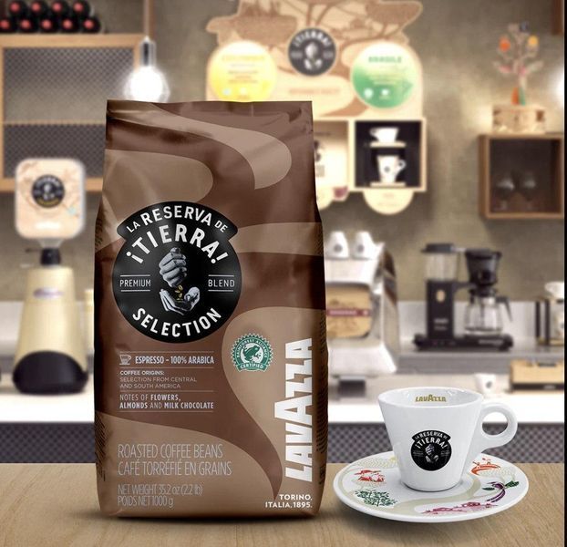 Кофе в зёрнах Lavazza La Reserva de Tierra Selection, 1 кг купить CoffeePush