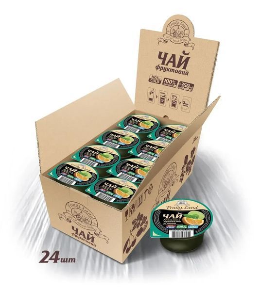 Чай концентрат смак "Апельсин + лайм + м'ята", 60 г купити CoffeePush