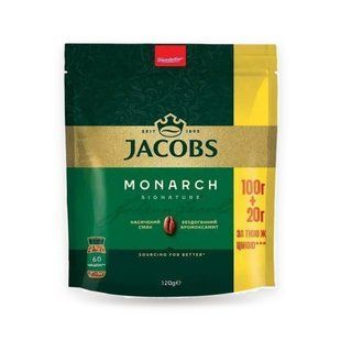 Кава розчинна Jacobs Monarch сублімована, 120 г купити CoffeePush